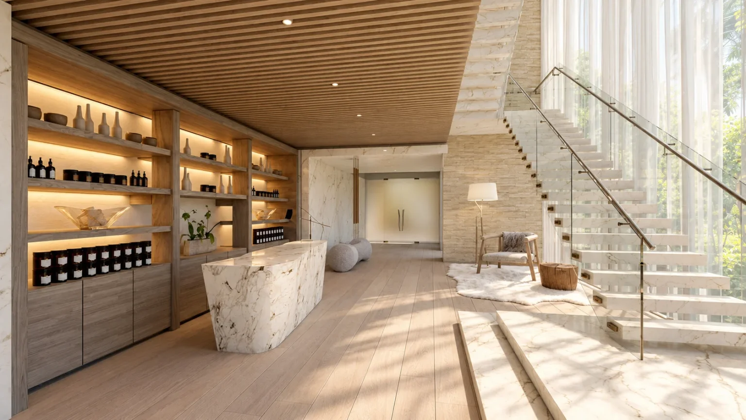 Auberge Residence And Spa — interior visualization 1