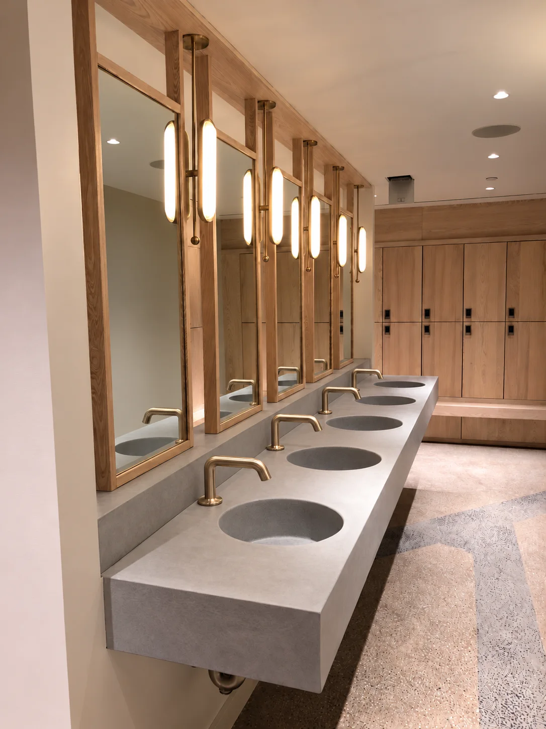 The Well - locker room